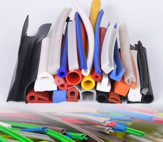 UV resistant silicone parts