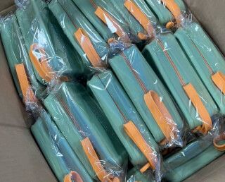 Private label silicone product packaging with customized stickers and boxes